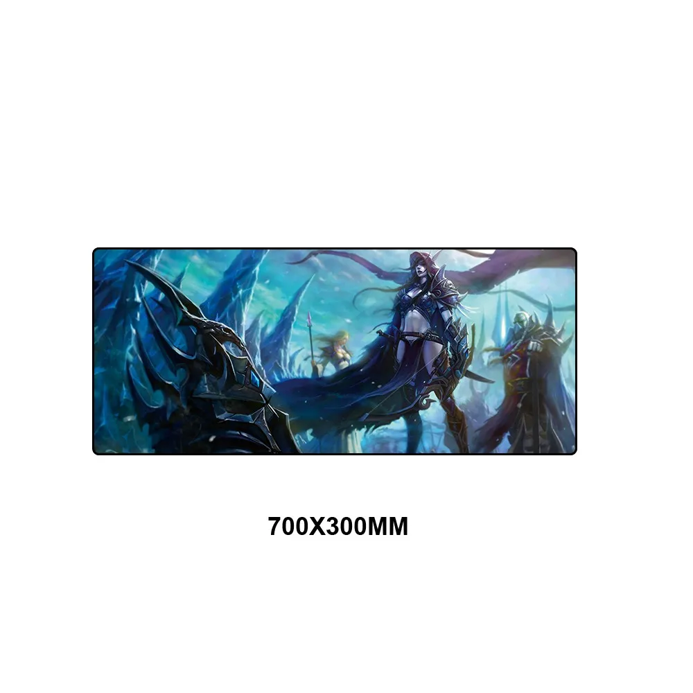 Large Gaming Mousepad Mat for World of Warcraft Mouse Pad Dragon Gamer Computer PC Desk Pad for Laptop Locking Edge Big Padmouse - Цвет: MSSJ-RW055