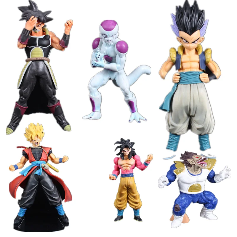 Новые различные Dragon Ball Z Goku Vegeta Broli Torankusu Фигурки ПВХ Коллекция Модель игрушки для Рождественский подарок есть база