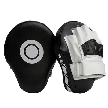 

Boxing Leather Punch Focus Mitts,Target Training Hand Pads for Karate, Muay Thai Kick, Sparring, Dojo, Martial Arts