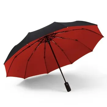 

Creative Full-automatic Umbrella Folding Windproof Umbrella Fashion Umbrella Business Parasol Plage Soleil Men Umbrella HH50YS