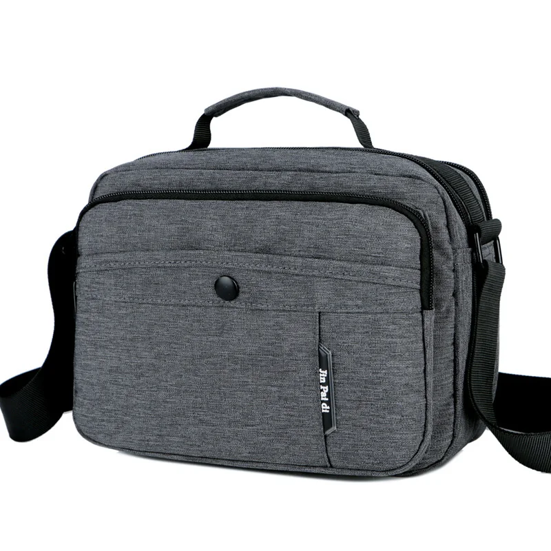 

Men's Waterproof Oxford Cloth Shoulder Bag Casual Straddle Bag Large Capacity Handbag Men Solid Handiness Handbags