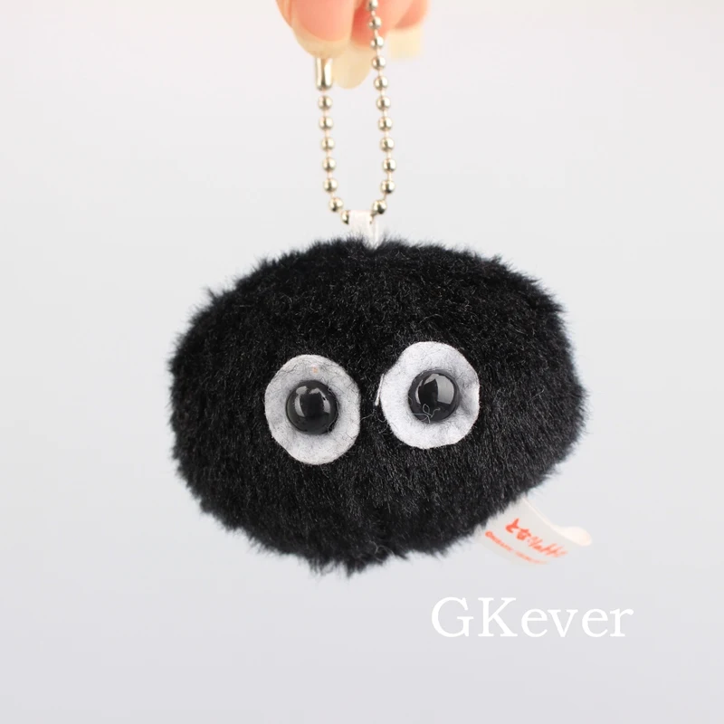 1 шт. или 10 шт. Тоторо серия плюшевый брелок-подвеска игрушки кукла Peluche белый черный призрак пыль Эльф мягкие игрушки Детский подарок