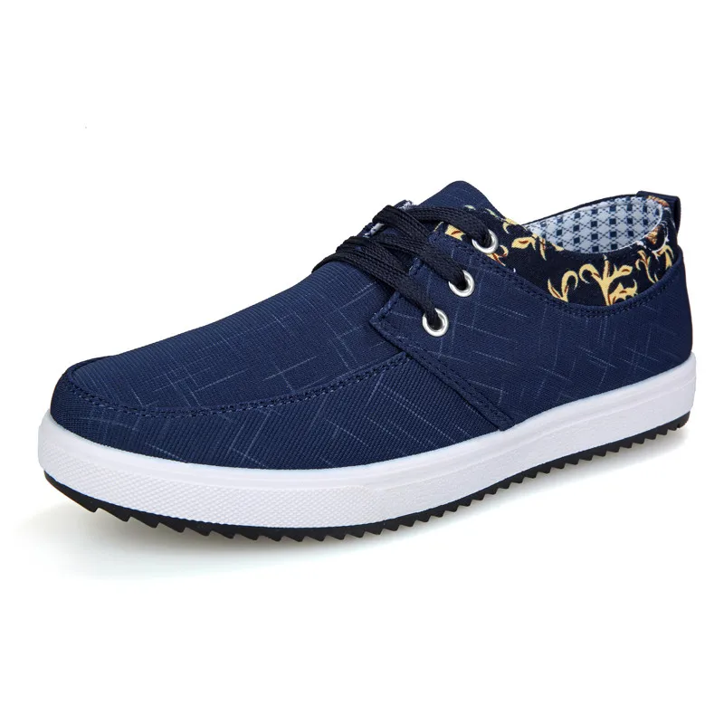 

Fashion Sneakers Men's Casual Shoes Breathable Canvas Shoes for Men Trainers Flats Non Leather Casual Shoes