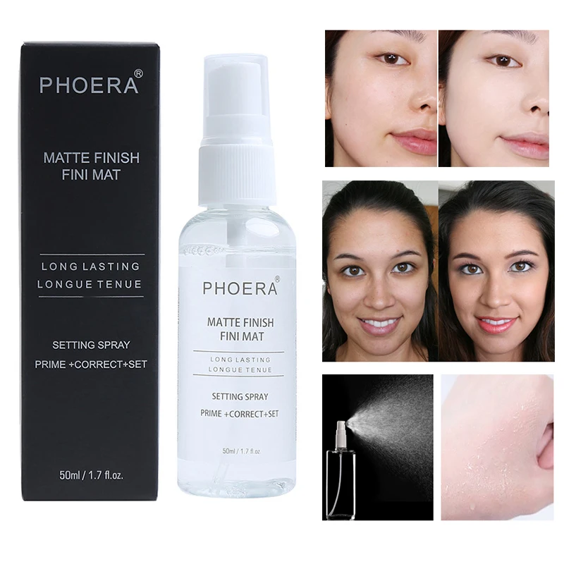 50 мл Prime Matte Bottle Setting Spray контроль над маслом натуральный стойкий макияж увлажняющий фиксирующий спрей для основы косметики