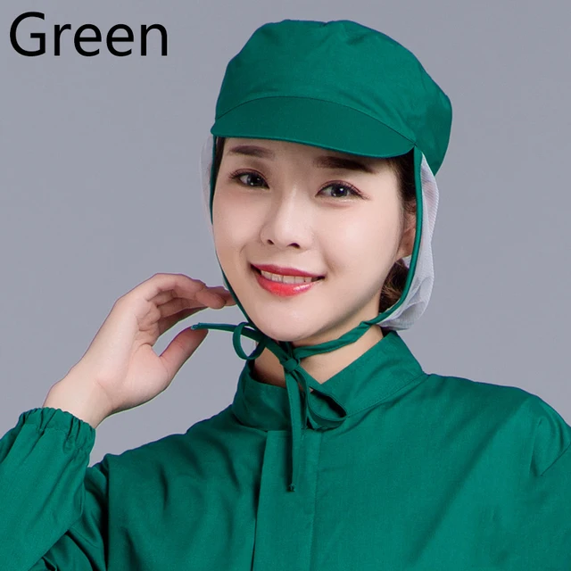 Women Men Mesh Visors Caps Chef Waiter Work Wear Hat Kitchen Restaurant Bakery Men Women