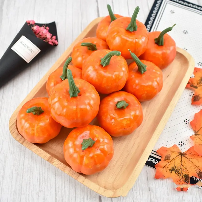 

Simulation Pumpkin 5.5CM Bubble Small Pumpkin Halloween Pumpkin Package Factory Direct Photography Photo Props Christmas Dec