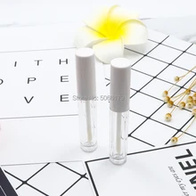 3 мл прозрачный мини пустой Жидкий бальзам для губной помады многоразовый флакон косметический блеск для губ тюбик для макияжа белый блеск для губ контейнер для помады