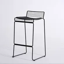 Скандинавский барный стул Железный арт креативный Простой Модный книжный магазин домашний передний стол Досуг Высокая подставка для стоп