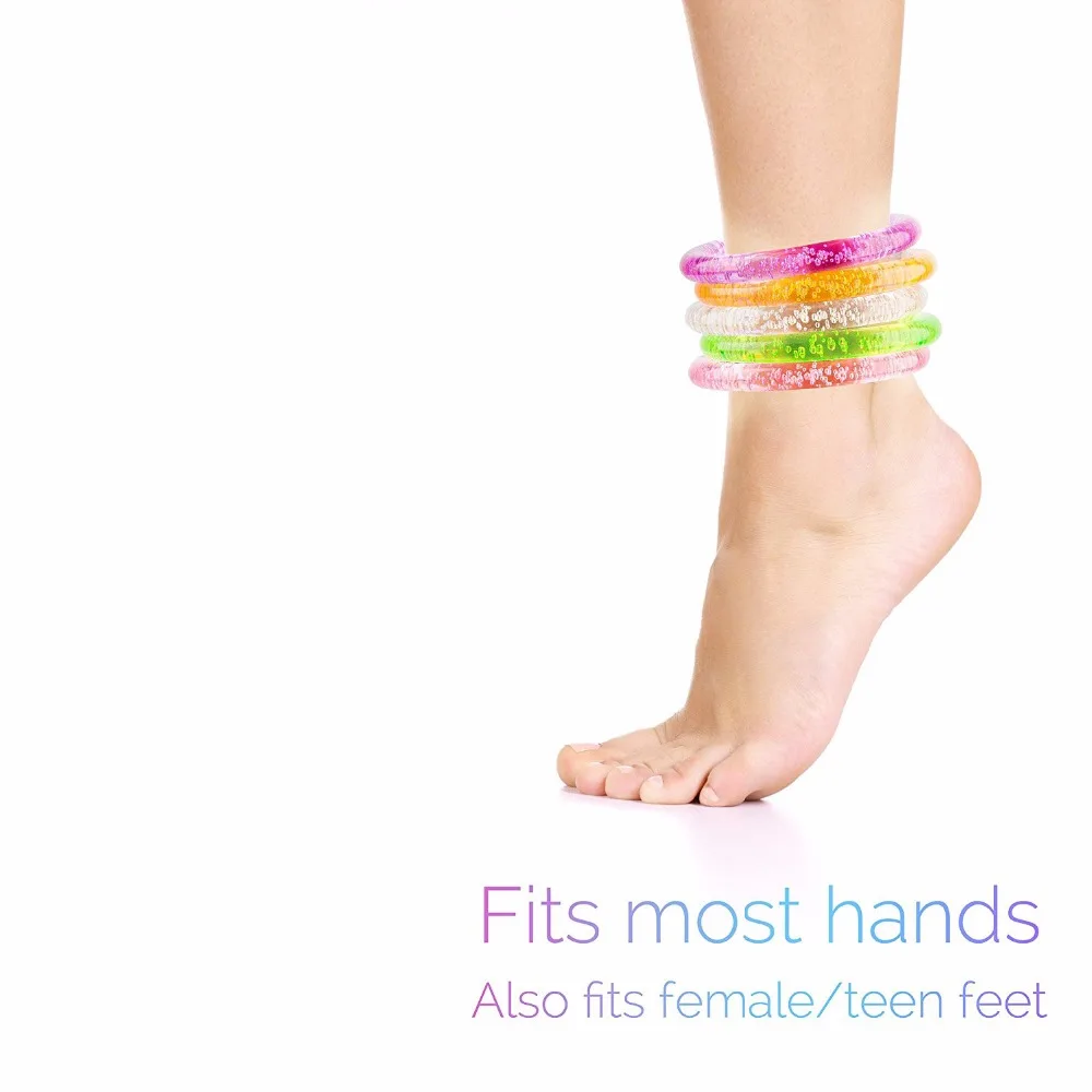 50 шт./лот светодиодный костюм Красочный Светодиодный светящийся браслет