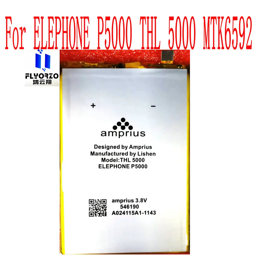 

Brand new high quality 5000mAh THL 5000 Battery For ELEPHONE P5000 THL 5000 MTK6592 Mobile Phone
