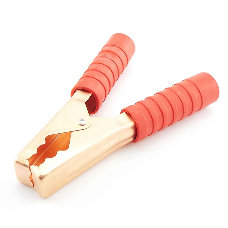 Alligator Clips Alligator Clip Adapter Test Hooks Clips Test Clip 200A 14cm Red Black Alligator Crocodile Clip Car Battery Clamps large Alligator Clips Connector Plug Power Car accumulator clip