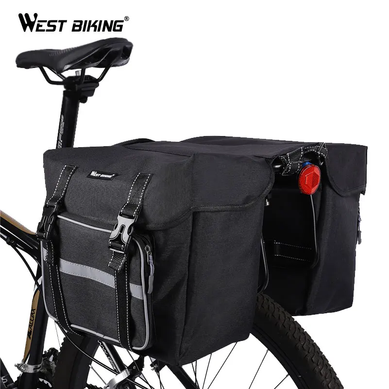 WEST BIKING 25L велосипедные сумки велосипедная задняя двухсторонняя дорожная сумка