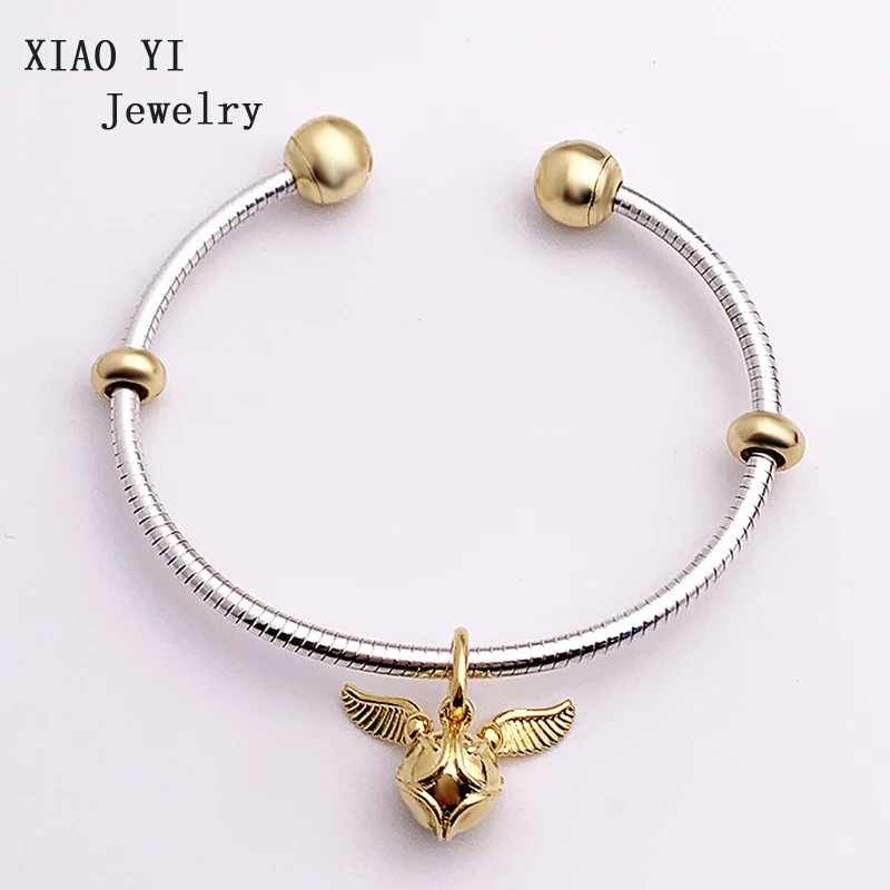 

XIAOYI new 2019 winter Christmas gold opening bracelet romantic accessories original S925 pure silver fashion factory wholesale