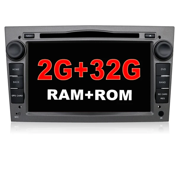 2 din Восьмиядерный Android 9,0 автомобильный магнитофон gps dvd-плеер для Opel Astra H Vectra Corsa Zafira B C G поддержка OBD2 - Цвет: GRAY 2G 32G