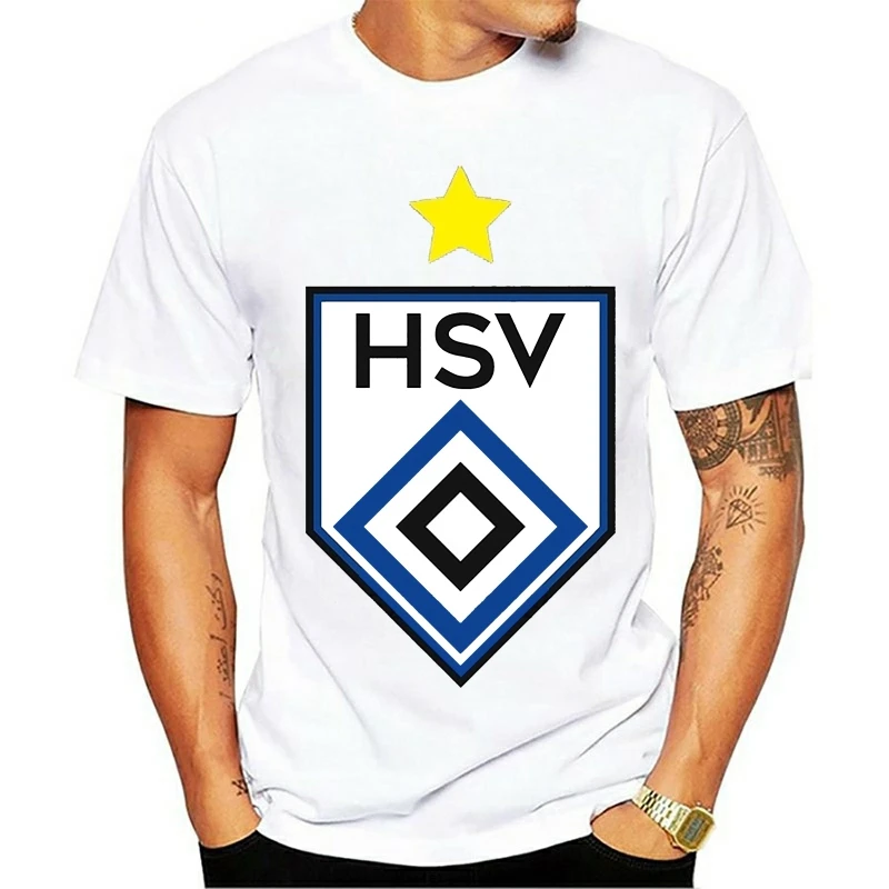 Hamburger SV HSV немецкая Футбольная Футболка Deutschland Мужская хлопковая футболка с