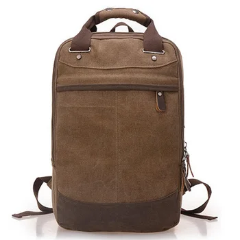 

Canvas Shoulder Bag Handbag with Two Large Bag Backpack Computer Backpack Student Casual Shoulder Bag
