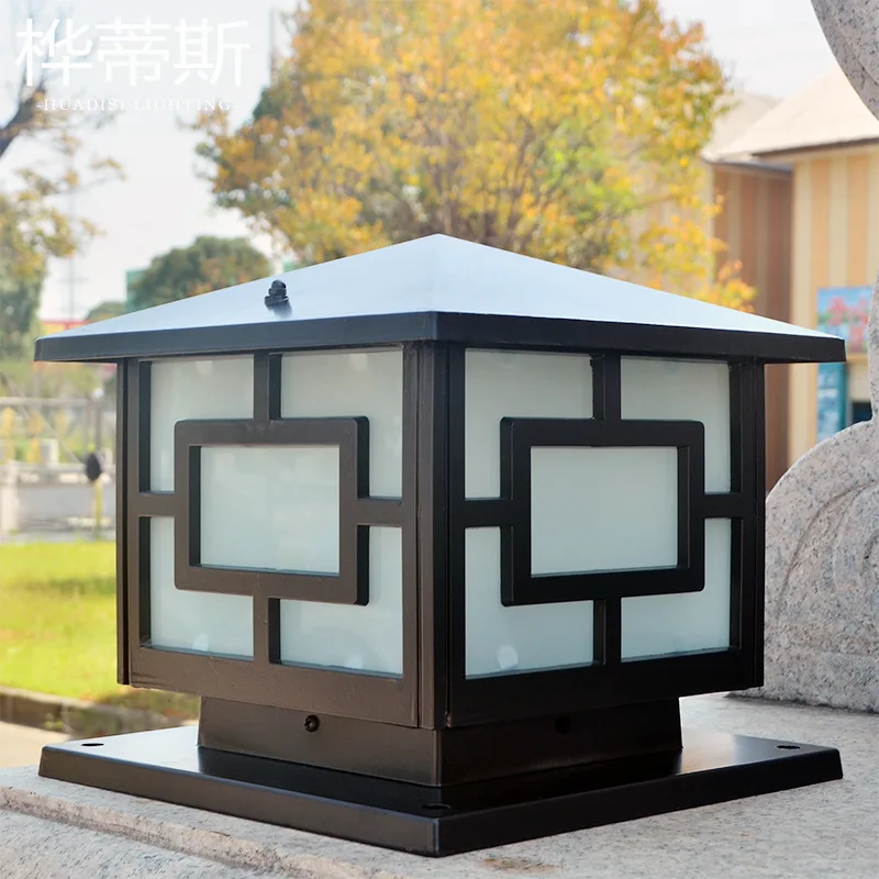 

A7 Aluminum European Style in Word Wall Lamp Pillar Lamp Courtyard Gate Lamp Post Outdoor Light Manufacturers Lawn Direct Sellin