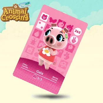 

265 Gala Animal Crossing Card Amiibo Cards Work for Switch NS 3DS Games