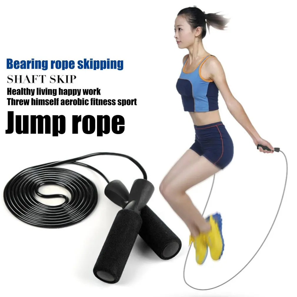 

Speed Skipping Jump Rope Adjustable Sports Lose Weight Exercise Gym Crossfit Fitness Equipment