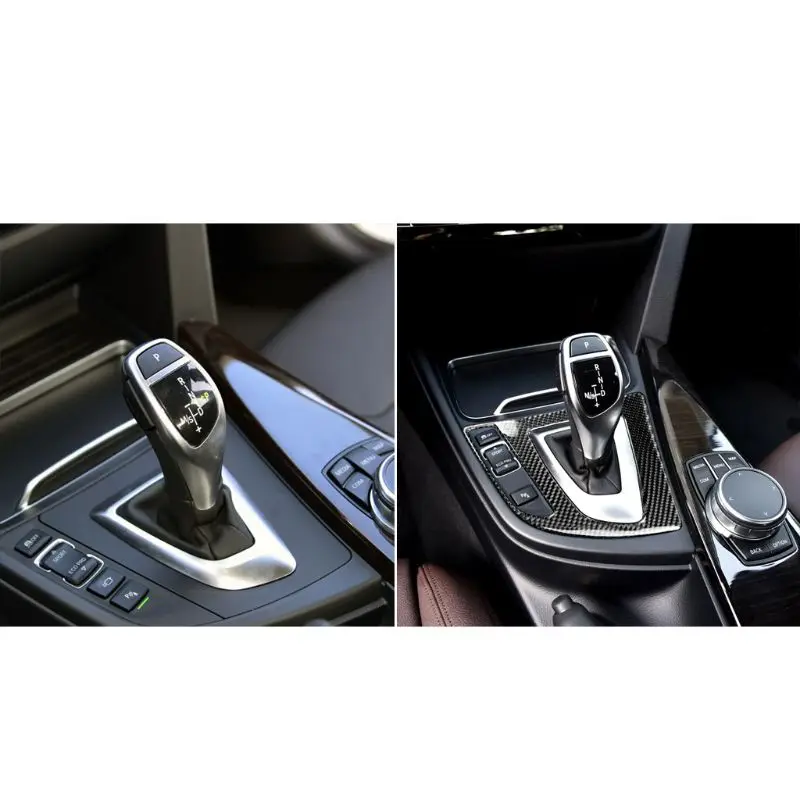 Для BMW 3 серии F30 316i 320i 328i 2013 16 панель переключения передач отделка из углеродного