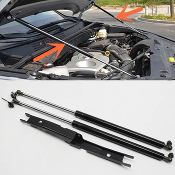 

For Toyota Hilux Revo 2016 2017 2018 2019 Hood Cover Hydraulic Rod Strut Telescopic Rod Hood lift Support 2pcs Car Styling Top s