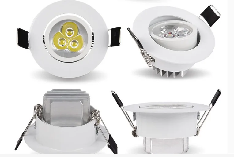 Economia de Energia com Excelente Dissipador de Calor Promoção Entrada 20 pc - Lote Downlights Alto Brilho Epistar 2022 Led Luz Dc12v220v 2 com excelente dissipador de calor alto brilho epistar