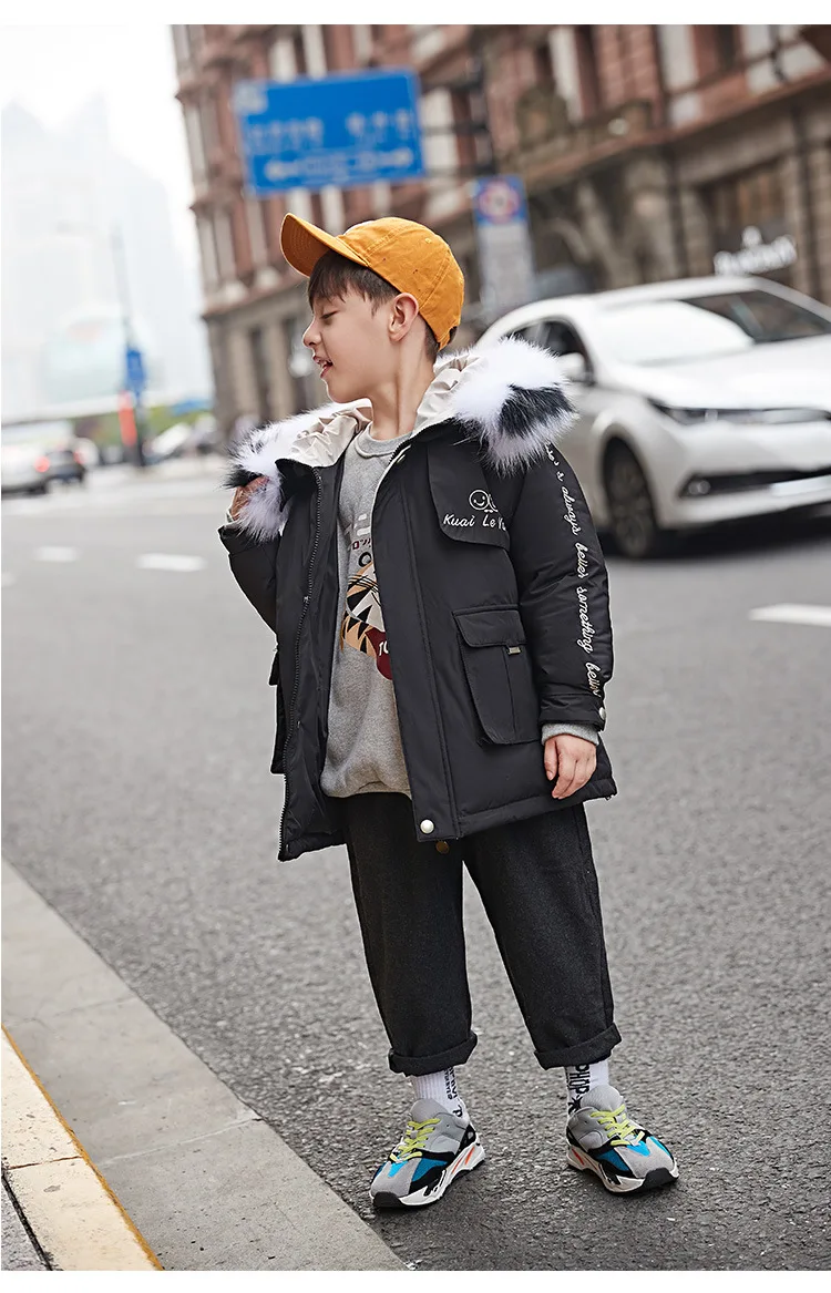 Wholesale Children boy and girls thicken down jackets winter new brand warm white duck down coats kids tops parkas ws1106