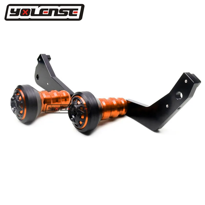 Для HONDA CBR600RR CBR 600 RR CBR 600RR 2013- мотоциклетные защита от падения Рамка слайдер Накладка для защиты от падения для обтекателя протектор - Цвет: Orange-B