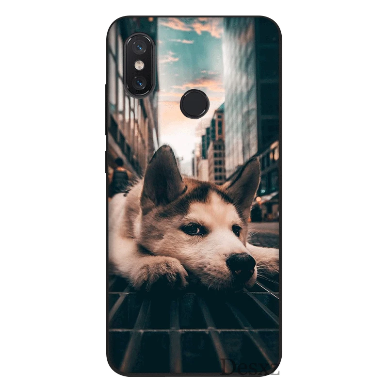 Чехол для телефона из ТПУ для Xiaomi Redmi 7 7A GO K20 S2 6 6A Pro 5 Plus 5A 5 4X 4A крышка игрушечная Лайка симпатичная собака-щенок