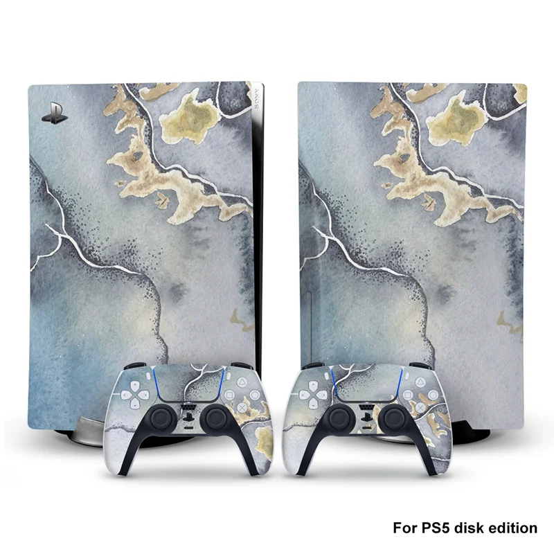 Новая Виниловая наклейка для PS5 аксессуары защитная оболочка консоли PlayStation 5 Disk