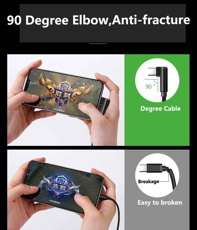 MUSTTRUE usb type-C кабель для huawei P20 Lite P30 Быстрая зарядка для samsung S10 S9 S9 Plus S8 90 градусов кабель для передачи данных tipo c