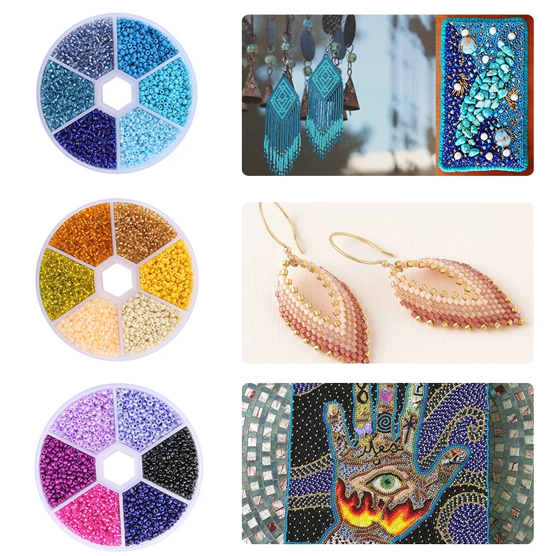 2 мм чешское стекло семян ремень с бисером коробка набор Шарм seedbeads рондели разделительные бусины для DIY браслет ожерелье ювелирных изделий