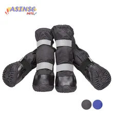 Medium Large Waterproof Dog Shoes Outdoor Winter Boots For Dog Booties Warm Long Non Slip Rain Shoes For Dog Zapatos Para Perro