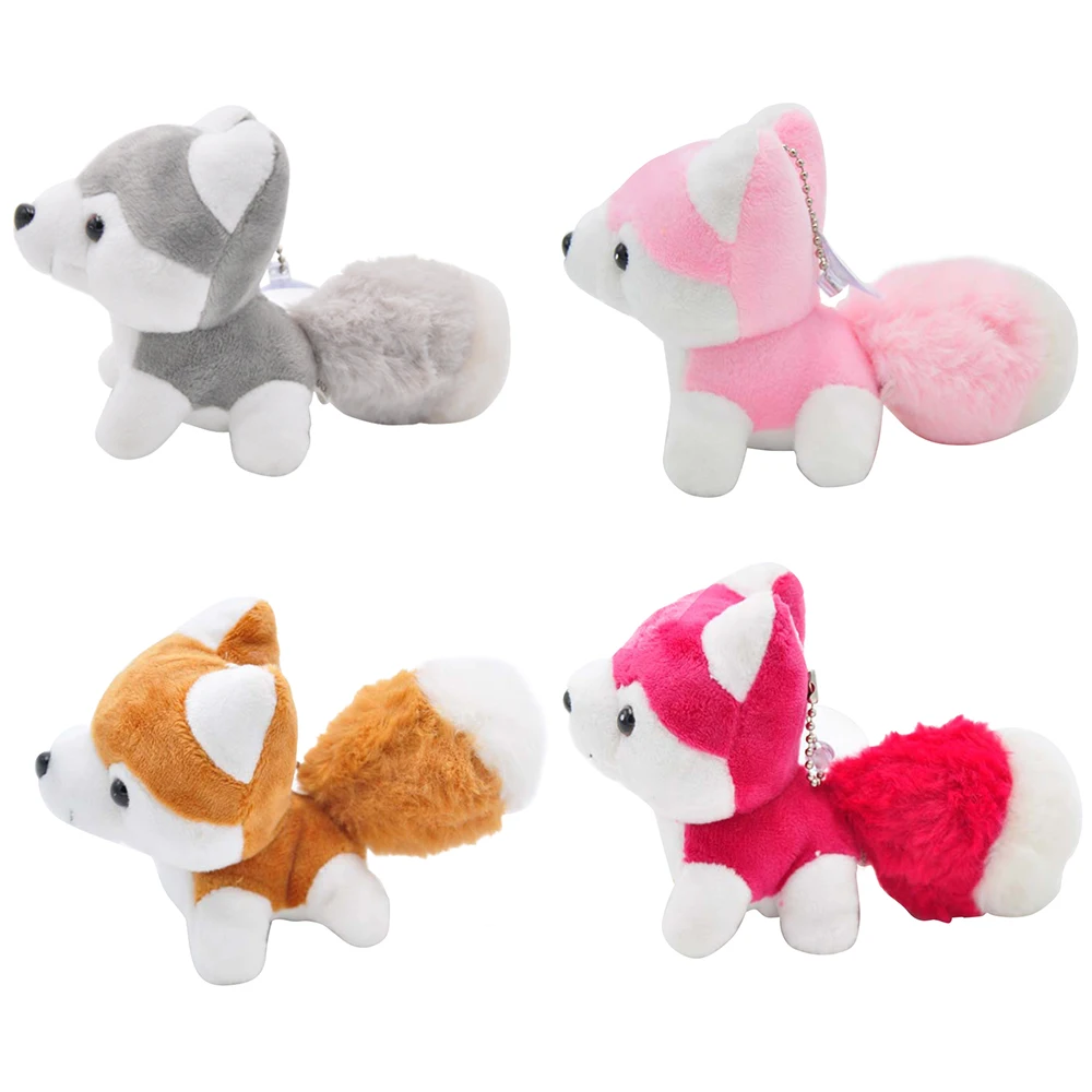 Husky Dog Plush Toys Soft Stuffed Dolls Small Keychains Bag Pendant Plush Toys GiftPlush