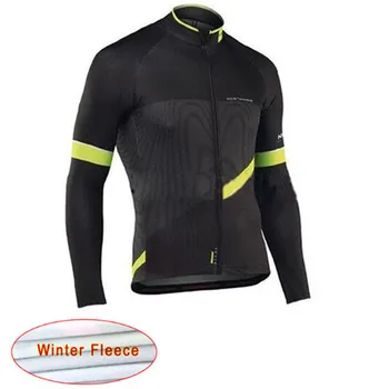 

NW 2019 New Men Winter Thermal Fleece Jacket Long sleeve Bike Cycling Jersey Outdoor Mountain Bicycle Outdoor sportswear
