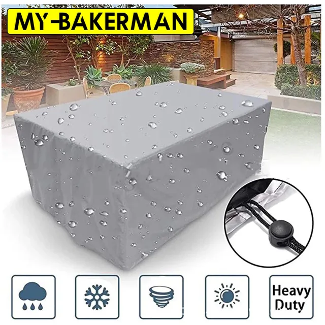 Protect your outdoor furniture in all seasons 🪑🌧️❄️ Introducing our Waterproof Outdoor Furniture Cover – the perfect solution to keep your furniture safe from rain, snow, dust, and sun damage. 1