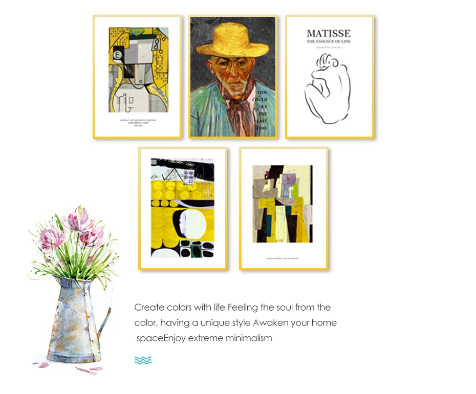 Винтажная Абстрактная фигура Matisse, Картина на холсте, Европа, настенные художественные принты, плакаты, картина, галерея, интерьер гостиной, домашний декор