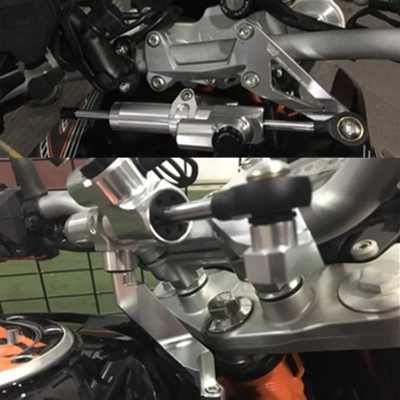 Быстрая Для KTM Duke 125 200 390 2013- рулевой демпфер Стабилизатор Монтажный кронштейн комплект Duke200 Duke390 контроль безопасности