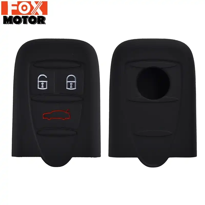 アルファロメオ159 Brera 156 Q4 Gt 946スパイダー3 3ボタンシリコーンキーケースカバーシェルスキンキーリングキーチェーンホルダー Aliexpress