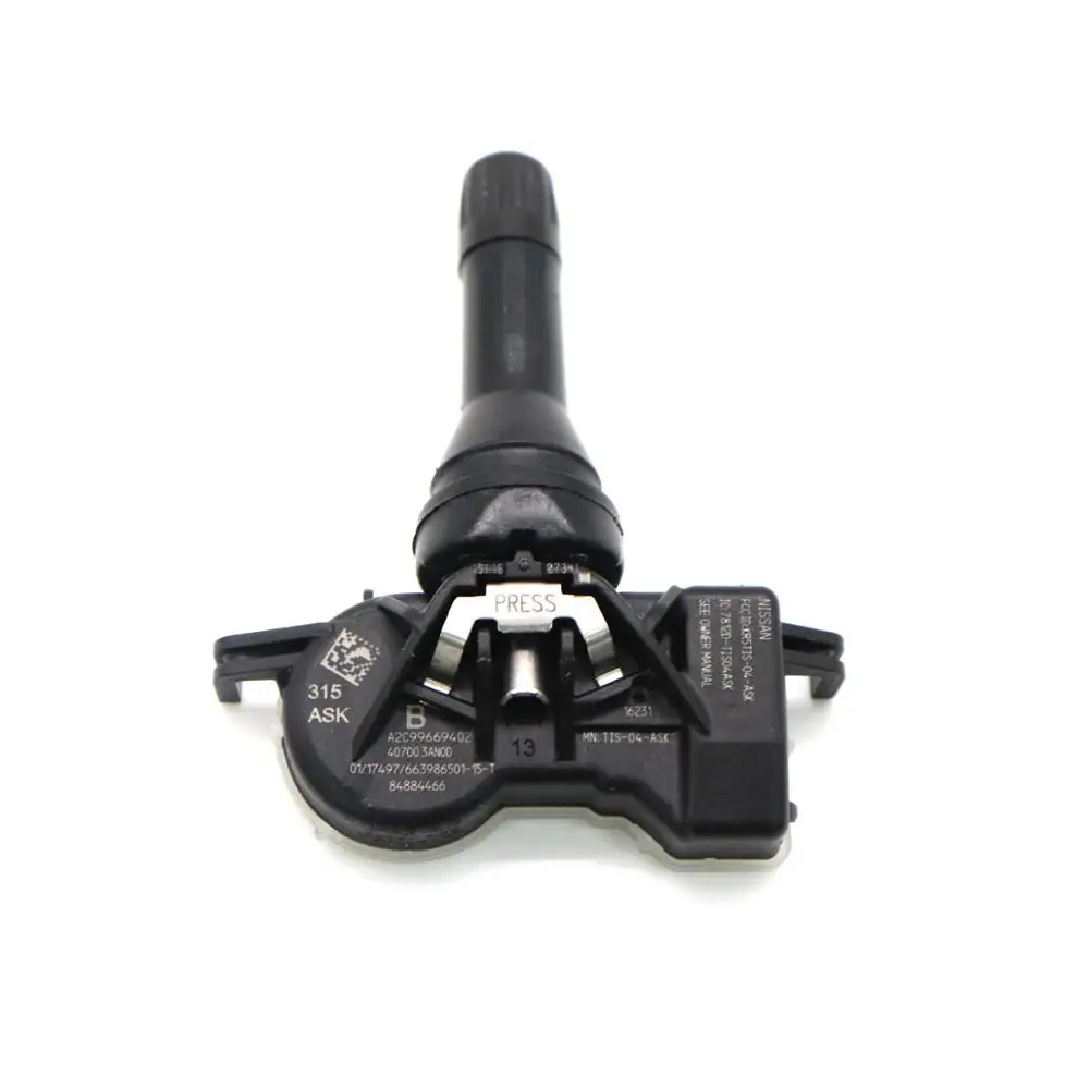 Автомобильный датчик контроля давления в шинах TPMS 40700-3AN0D 407003AN0D для Nissan NV Versa Note Sentra- 315 МГц