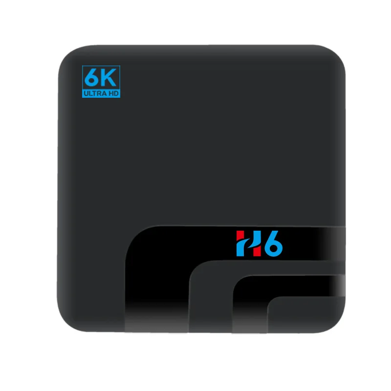 H6 Smart Android TV Box GB RAM 32GB ROM Android 9.0 Allwinner 4 6K TV Box Media Player WIFI 6K Hd Tv Set-Top Box 33languages