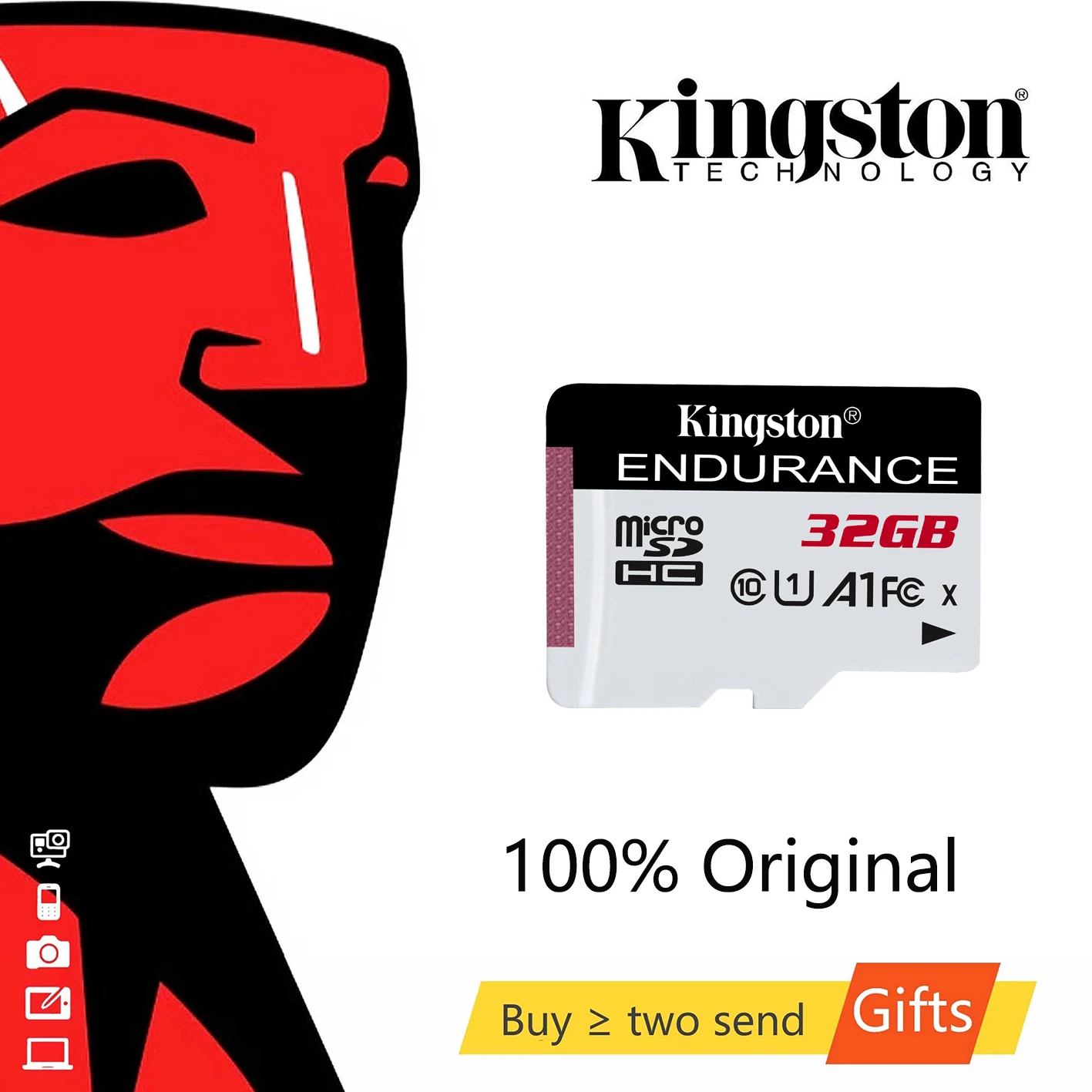 Карта памяти Kingston выносливости micro sd эксклюзивно для домашнего мониторинга карта