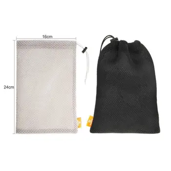 

Headphone Phone Nylon Mesh Storage Bag Container Cable Earbuds Data Wire Phone Charger Storage Box Organizer Bag