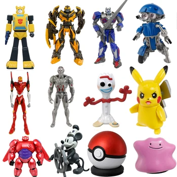 

Tomica Pokemon Toy Story Marvel Transformers Action Figure Takara TomyForky Metal Diecast Models Evangelion Pikachu Kids Gifts