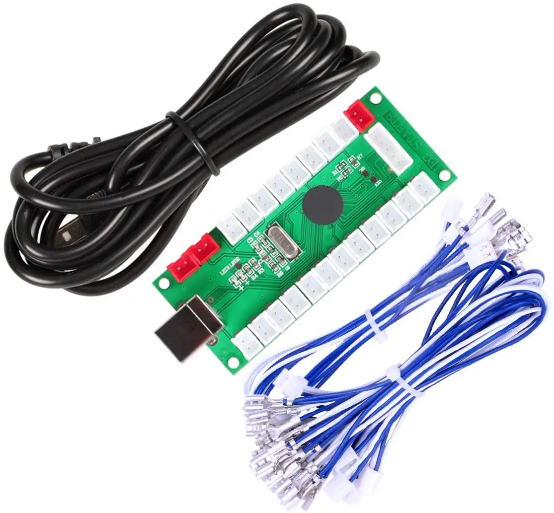 Zero Delay USB Encoder To PC Games Controllers For Arcade Sanwa Kits Parts Mame Jamma & Other PC Games
