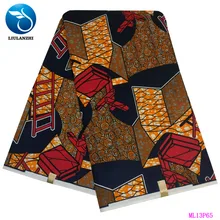 LIULANZHI африканская восковая ткань s цена настоящая вощеная ткань Анкара хлопок батик ткань для женщин ML13P55-ML13P65