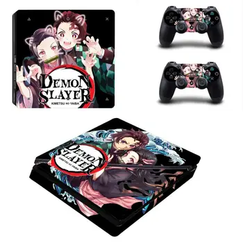

Demon Slayer PS4 Slim Skin Play station 4 Slim Stickers Vinilo Sticker For Sony PlayStation4 Slim Console and Controller
