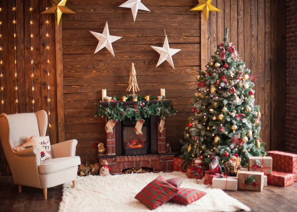 

SHUOZHIKE Vinyl Custom Photography Backdrops Prop Christmas day Theme Photography Background 11184