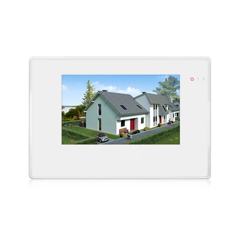 IP Video Intercom POE System Wifi Video Door Phone Motion Detection Mobile App/Password/IC Card Unlock Security Access Control - Цвет: Белый