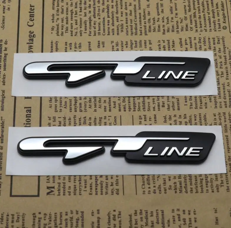 Car Sticker GT Line Letters Decals For mazda cx-5 nissan x-trail t32 skoda ford focus 2 3 | Автомобили и мотоциклы